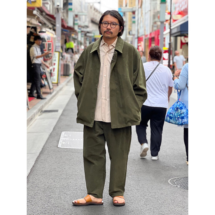 THE DAY - BRITISH MOLESKIN HARRINGTON JACKET - D24AW-05002