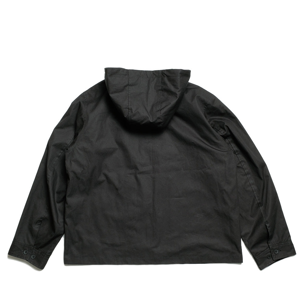 BRENA - Hood Coach Jacket - High Count Vintage Ox Black - HOOD-F25