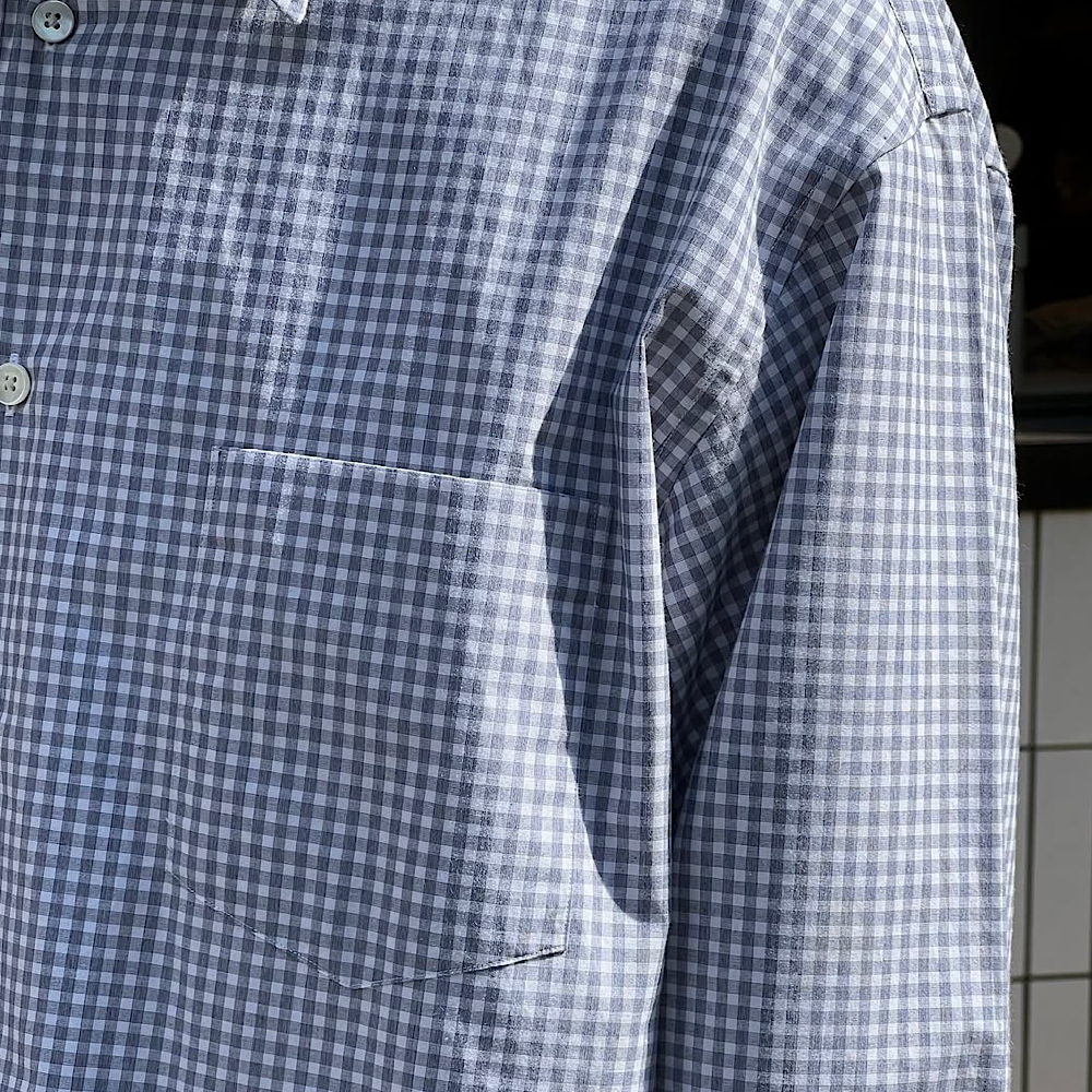 ORCIVAL - Typewriter Regular Collar Shirt - Check - OR-B0272TYS