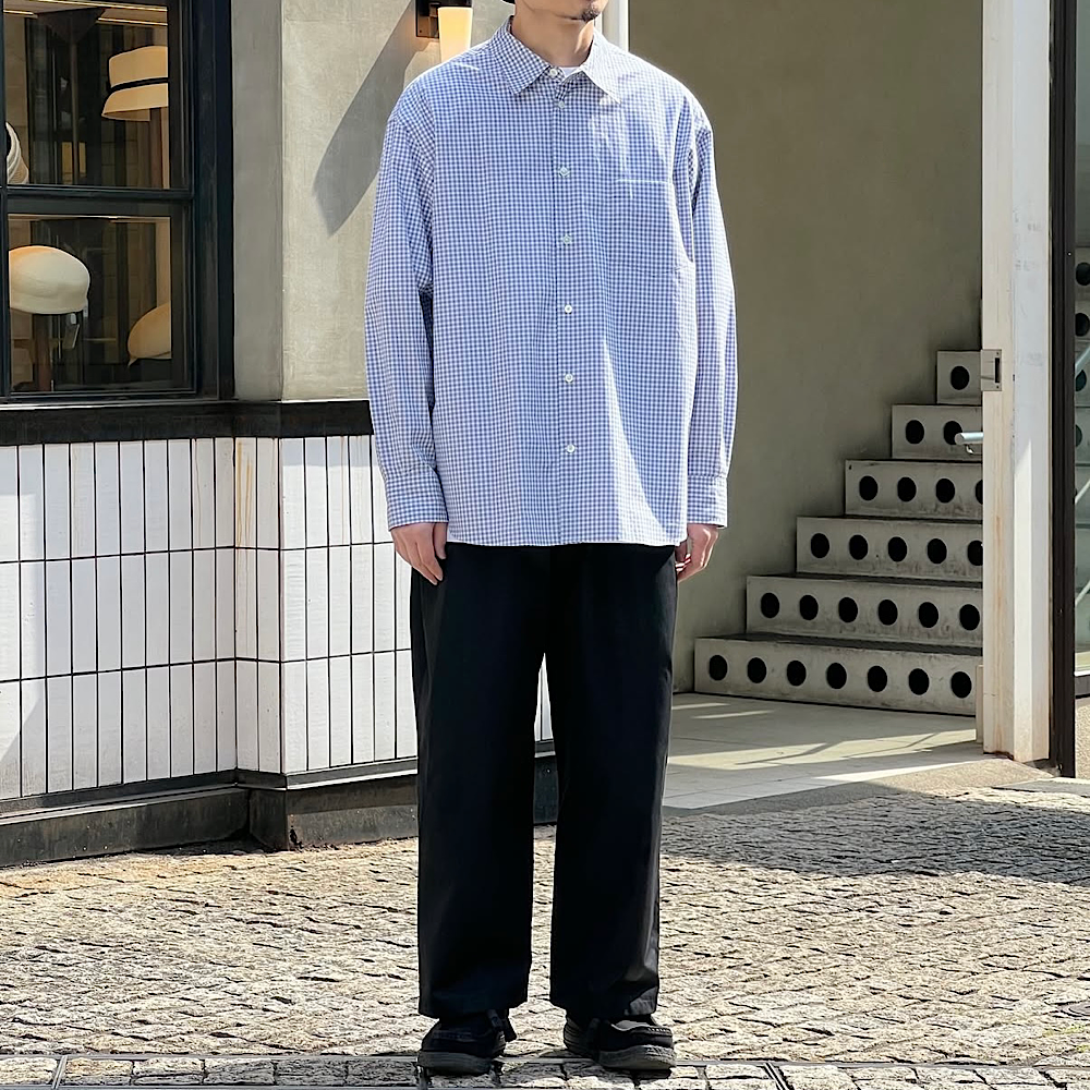 ORCIVAL - Typewriter Regular Collar Shirt - Check - OR-B0272TYS