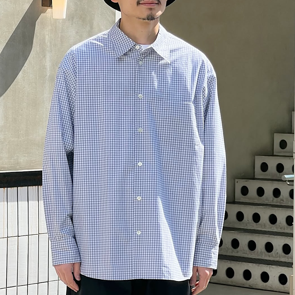 ORCIVAL - Typewriter Regular Collar Shirt - Check - OR-B0272TYS