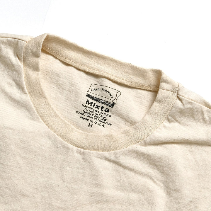 Mixta- CREW NECK PRINT TEE - PALM TREE - MI24-PAL