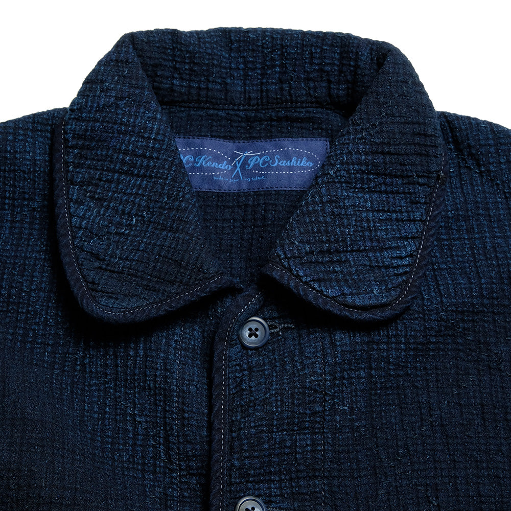 Porter Classic - NEW SASHIKO LIGHT FRENCH JACKET - WATCH CHAIN ITEM - PC-059-3180