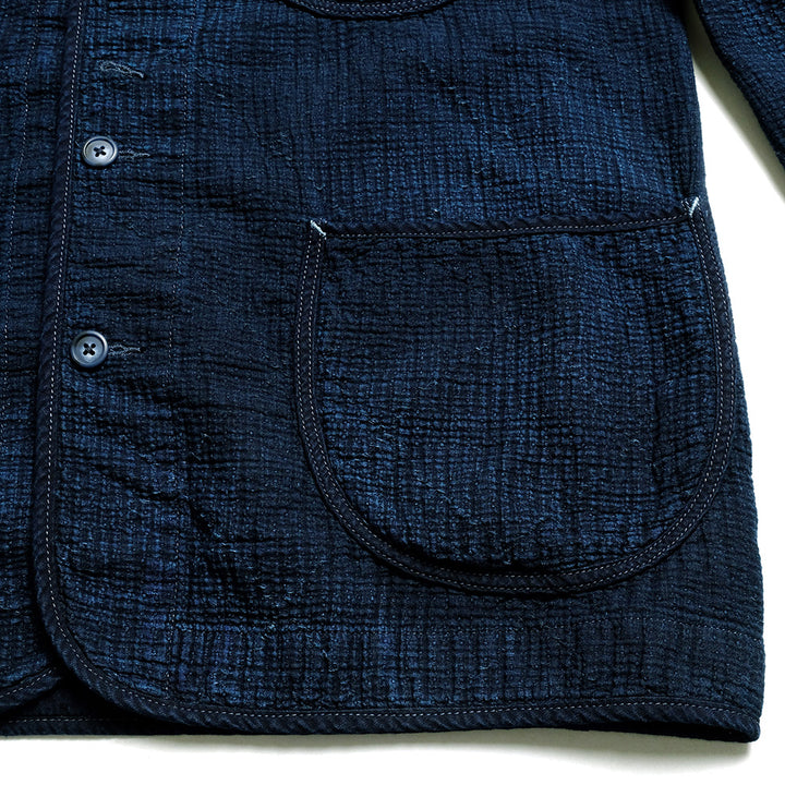 Porter Classic - NEW SASHIKO LIGHT FRENCH JACKET - WATCH CHAIN ITEM - PC-059-3180