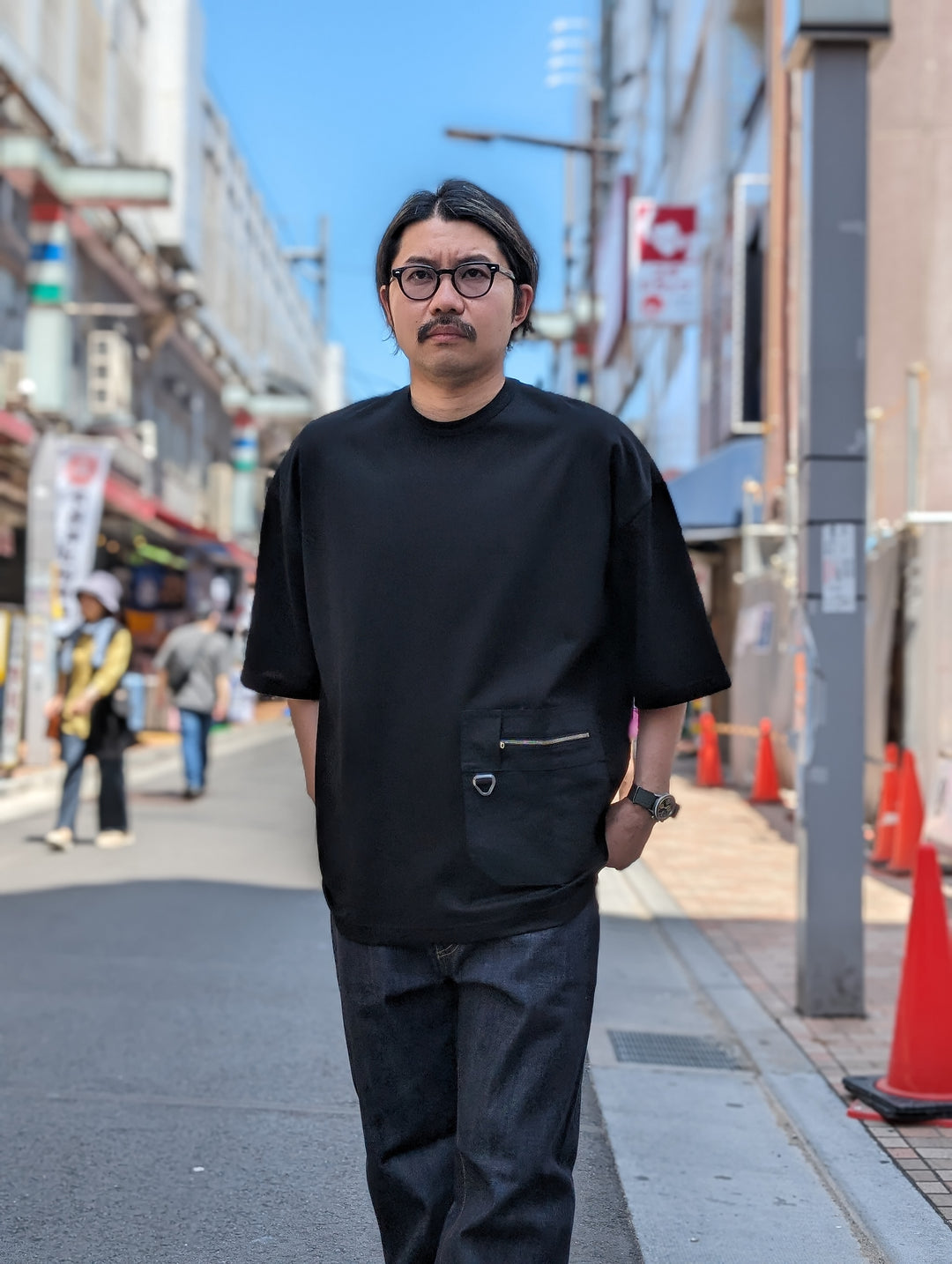 JUNYA WATANABE MAN - 綿天竺 x エステルオックス T-SHIRT - WM-T002-051