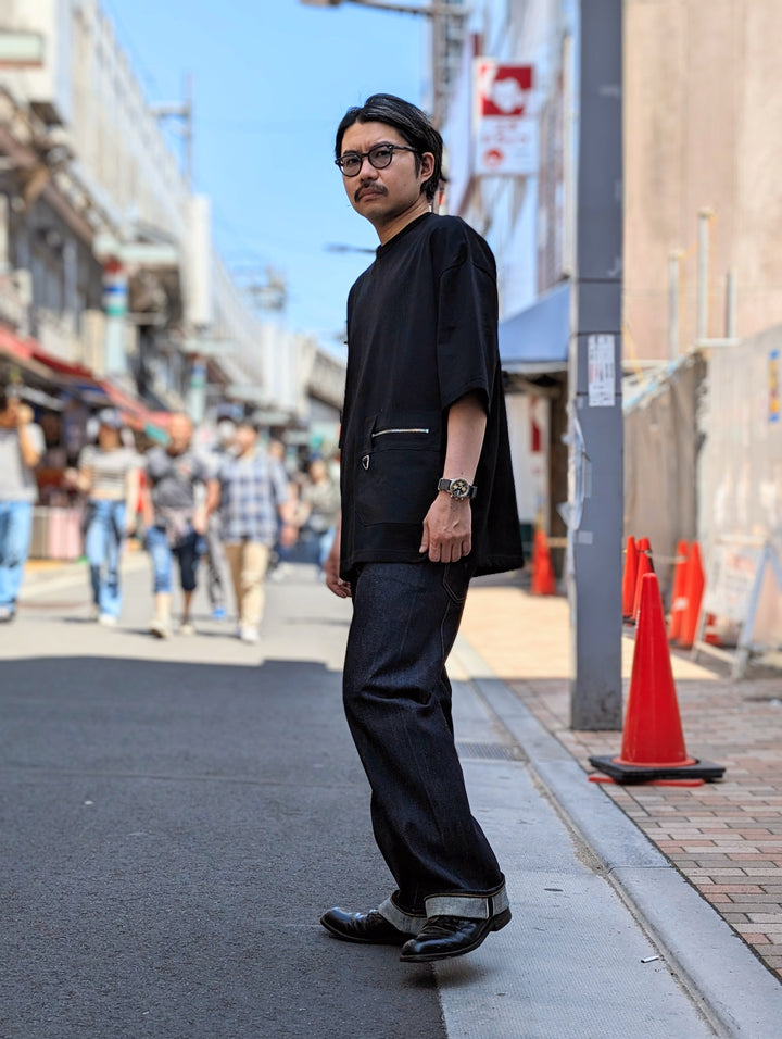 JUNYA WATANABE MAN - 綿天竺 x エステルオックス T-SHIRT - WM-T002-051