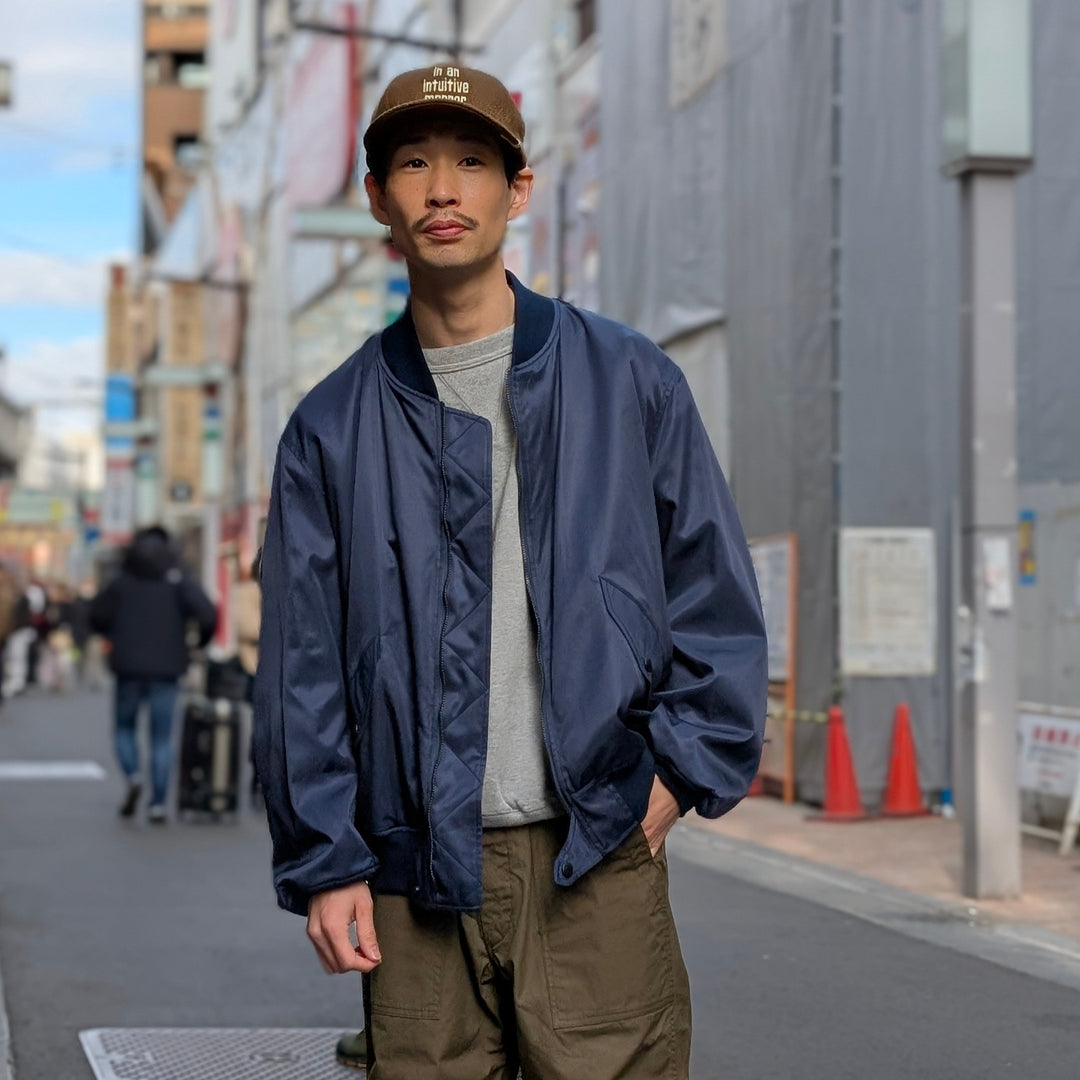 KAPTAIN SUNSHINE - USA Cotton Satin Flight Jacket - KS25SJK13