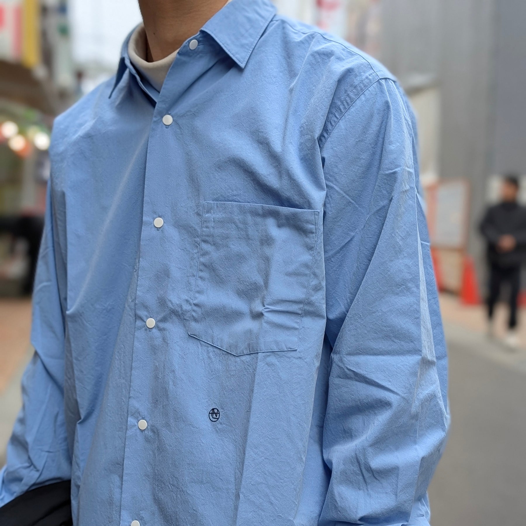 nanamica - Regular Collar Wind Shirt - SUGS400