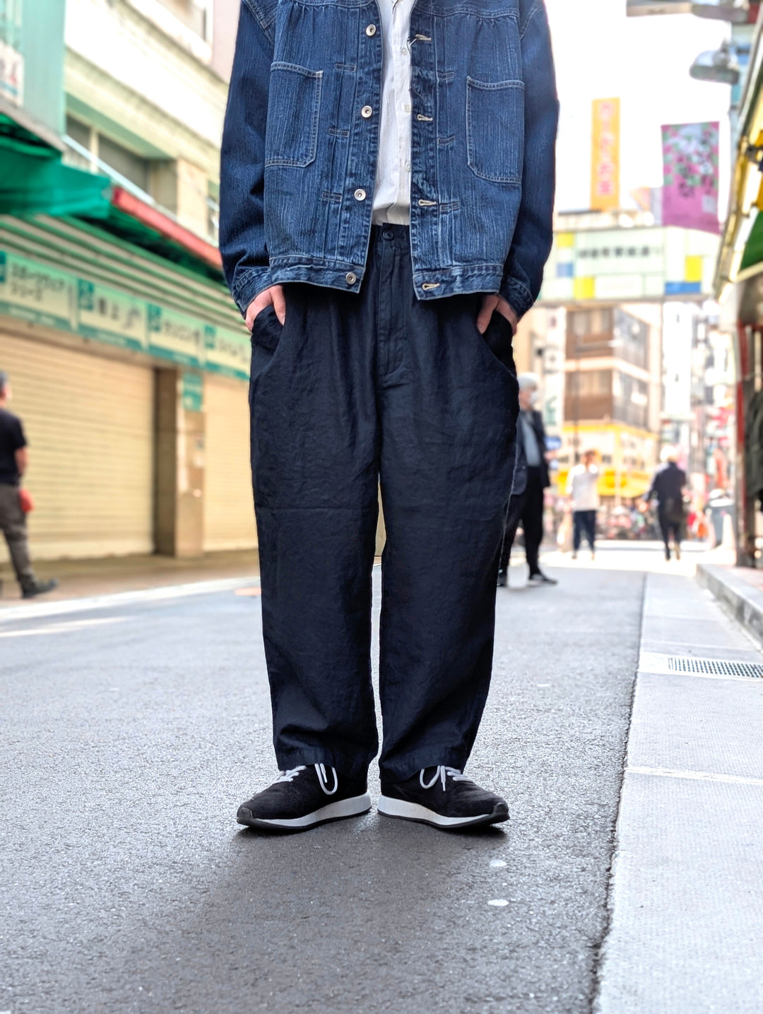 Porter Classic - FARMER'S LINEN EASY PANTS - PC-021-3309