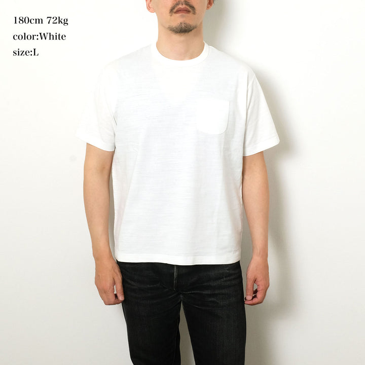 BURGUS PLUS - Slub Pocket T-Shirt - HBP-027