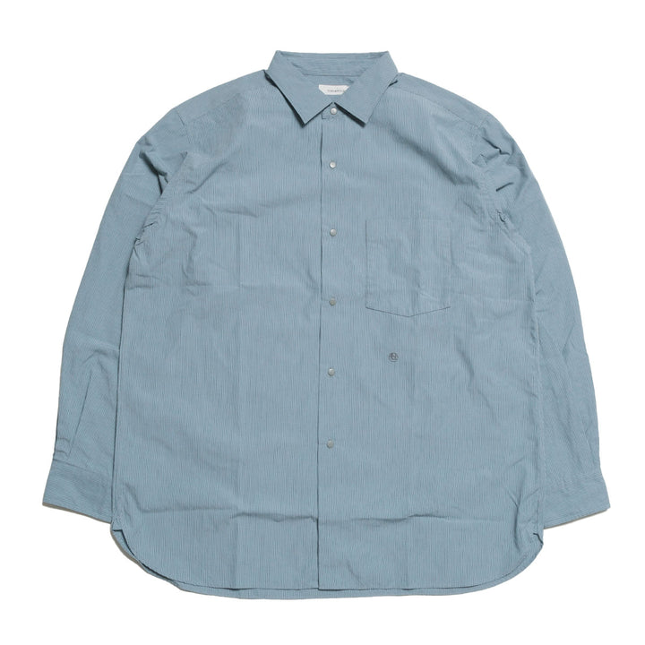 nanamica - Regular Collar Striped Wind Shirt - S26FG062