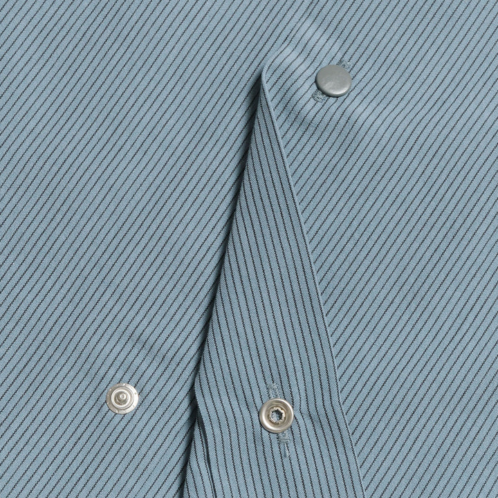 nanamica - Regular Collar Striped Wind Shirt - S26FG062