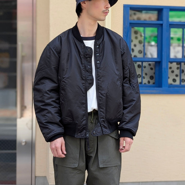 Engineered Garments - Aviator Jacket - Flight Satin Nylon - TX237