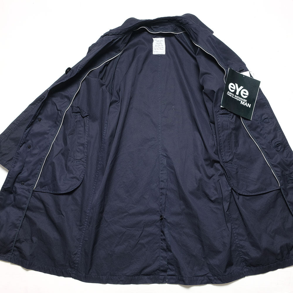 eYe COMME des GARCONS JUNYA WATANABE MAN - 綿ギャバ 製品染め ステンカラーコート