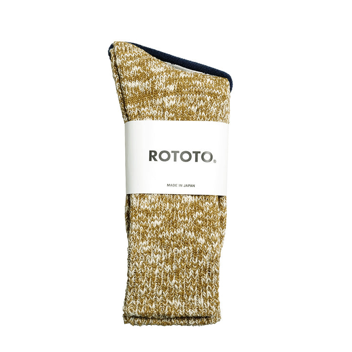 RoToTo - LOW GAUGE SLUB CREW SOCKS - R1251-202