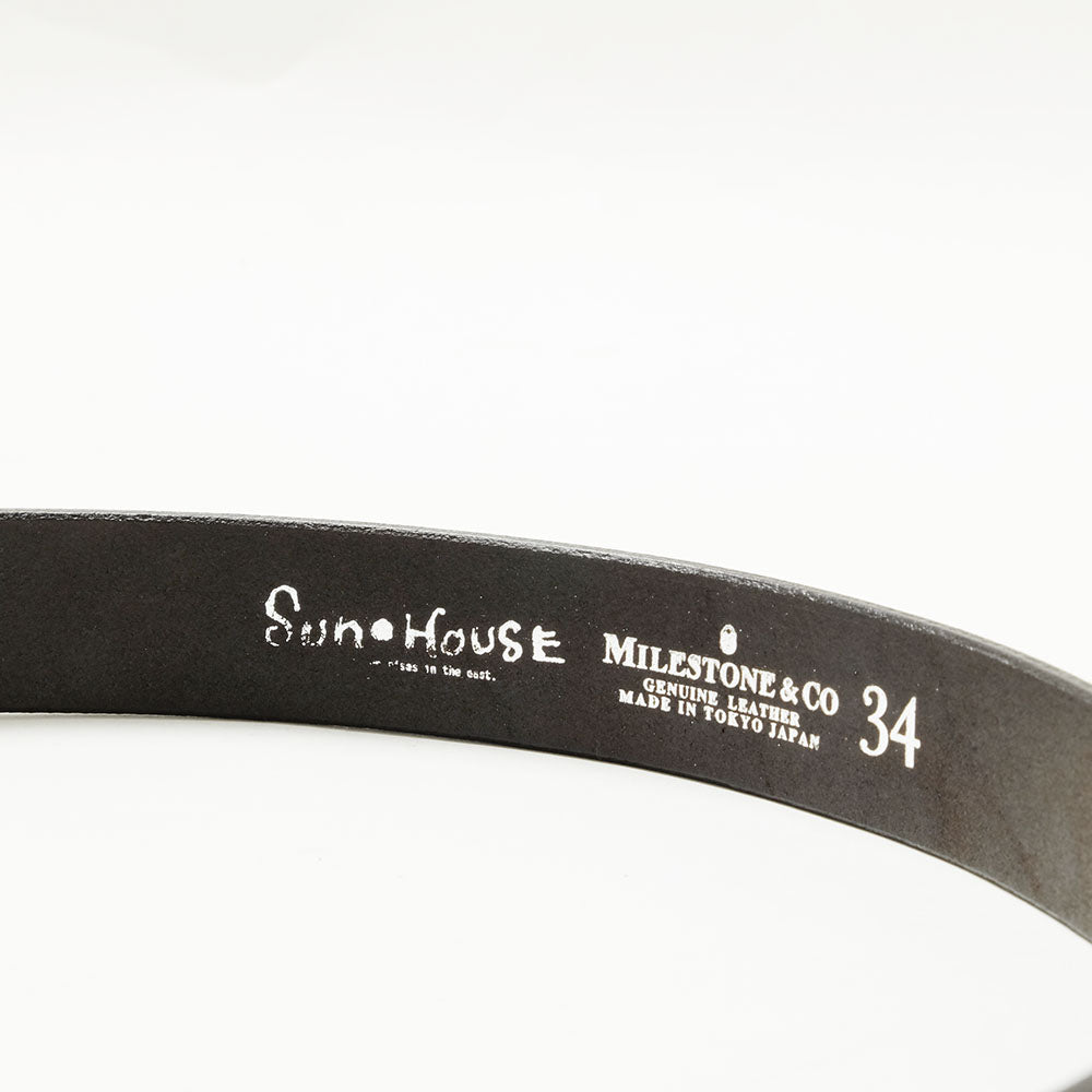 SUN HOUSE x MILESTONE & CO - Brighton Leather Belt