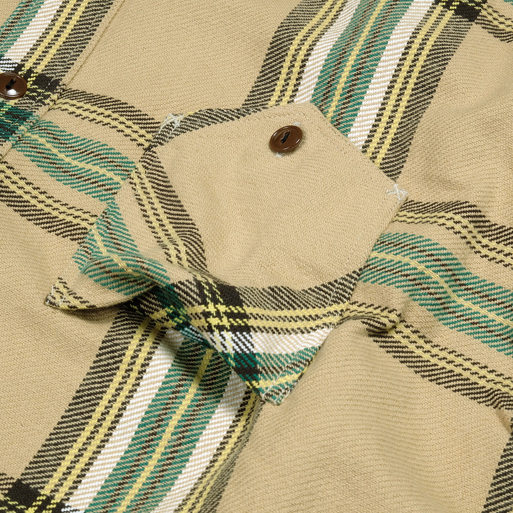 NOBLE MINE - Twill Check L/S Work Shirt - NM656-35